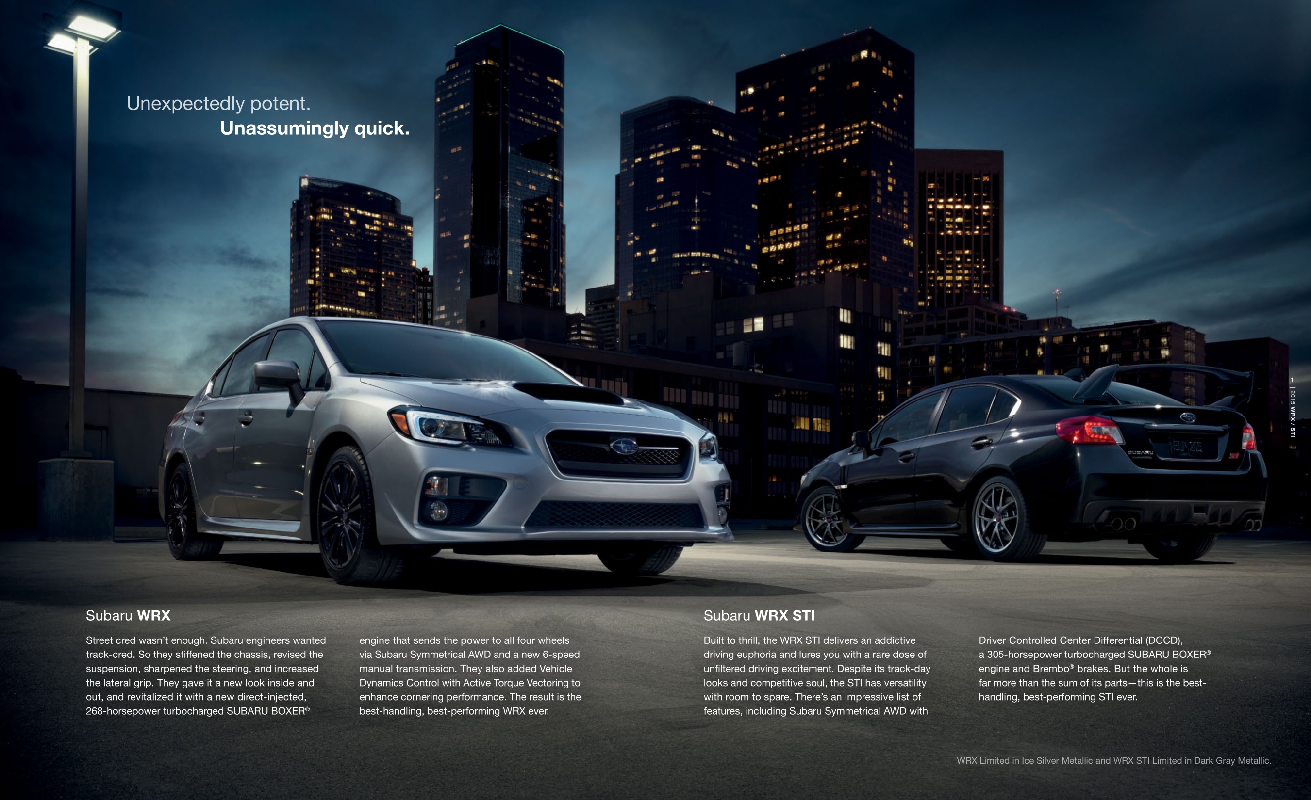 2015 Subaru Impreza WRX Brochure Page 6